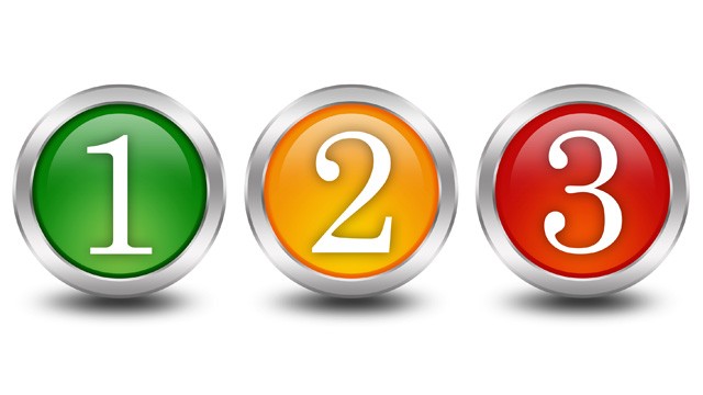 3 steps
