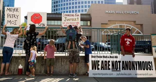 Mars Hill Protest