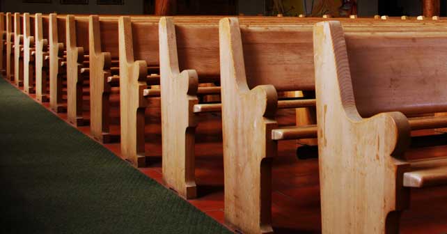 church pews