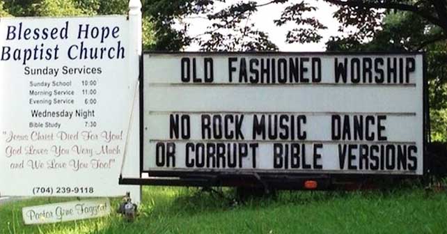 church signs