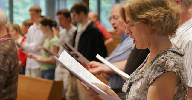 church singing