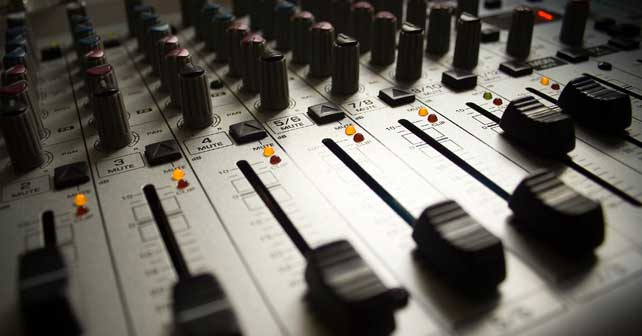 mixing board