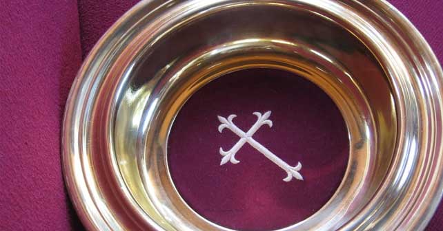 offering plate