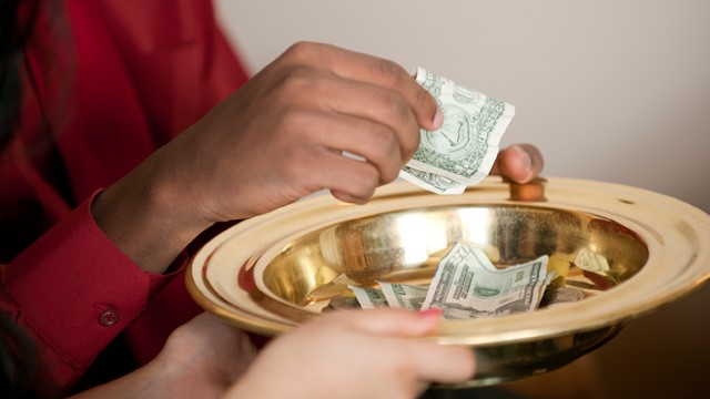 offering plate