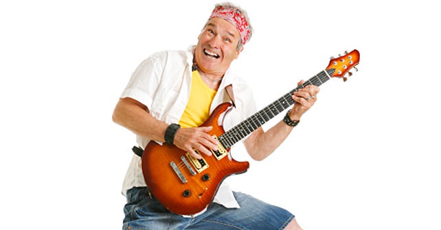old guitarist