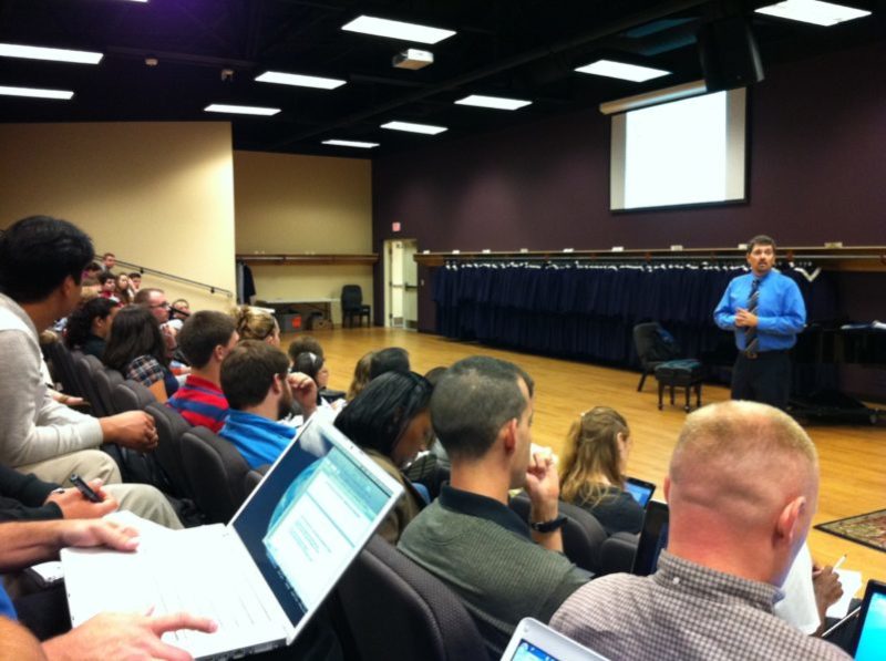 Don Chapman teaching at Liberty University