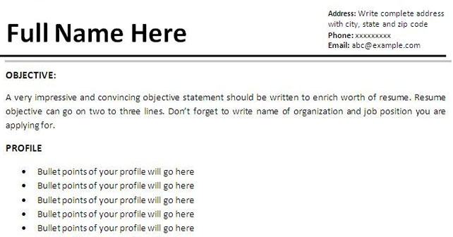 resume