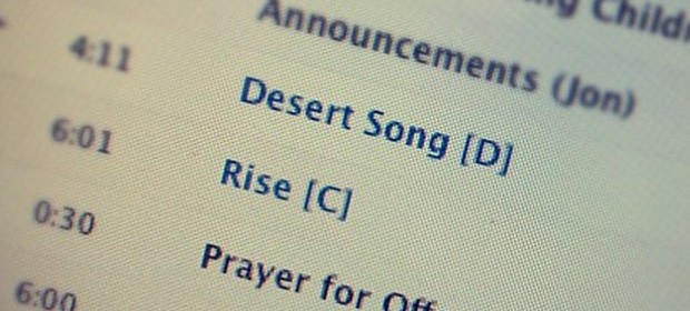 set list
