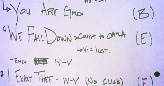 set list